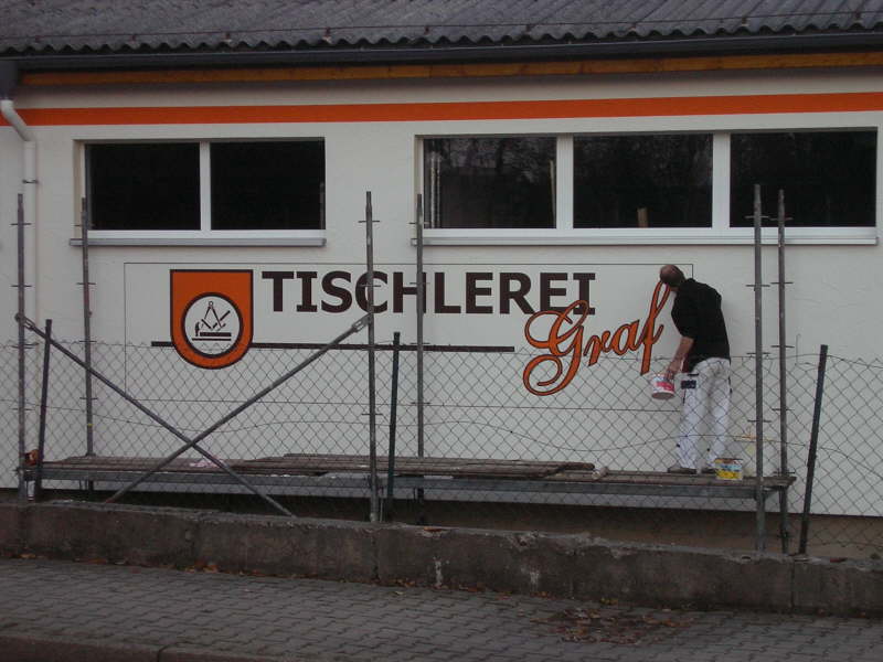 Schriftgestaltung Tischlerei Graf Dörgenhausen (1)